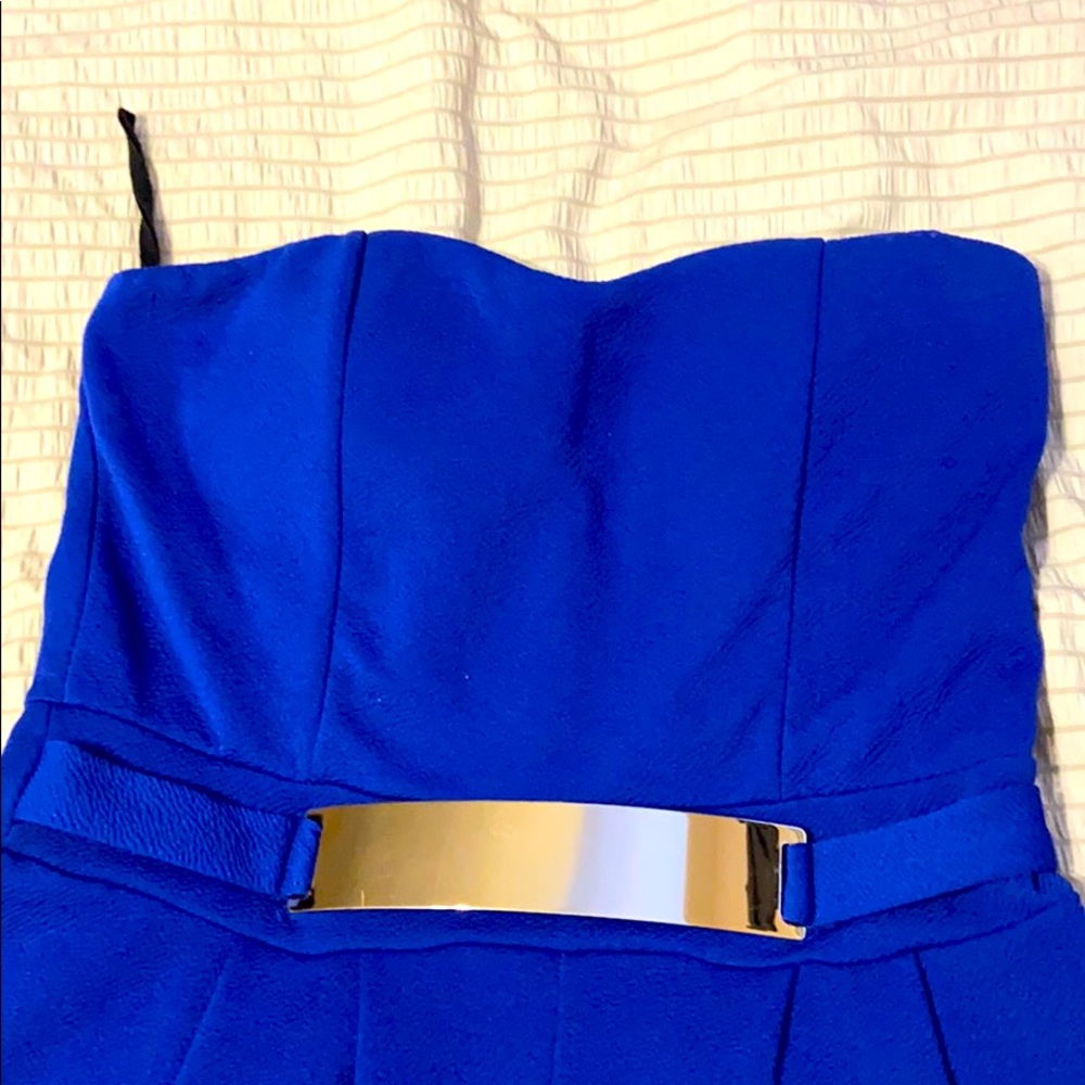Dark blue strapless jumper boob sponges